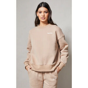 All Fenix Waves Jumper Hazelnut Pullover Sweatshirt Womens Size Large NWT